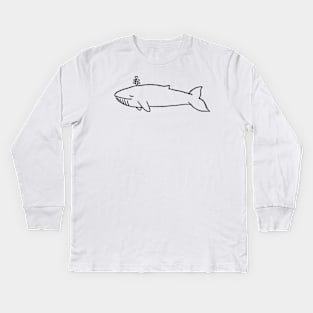 Whale Love Kids Long Sleeve T-Shirt